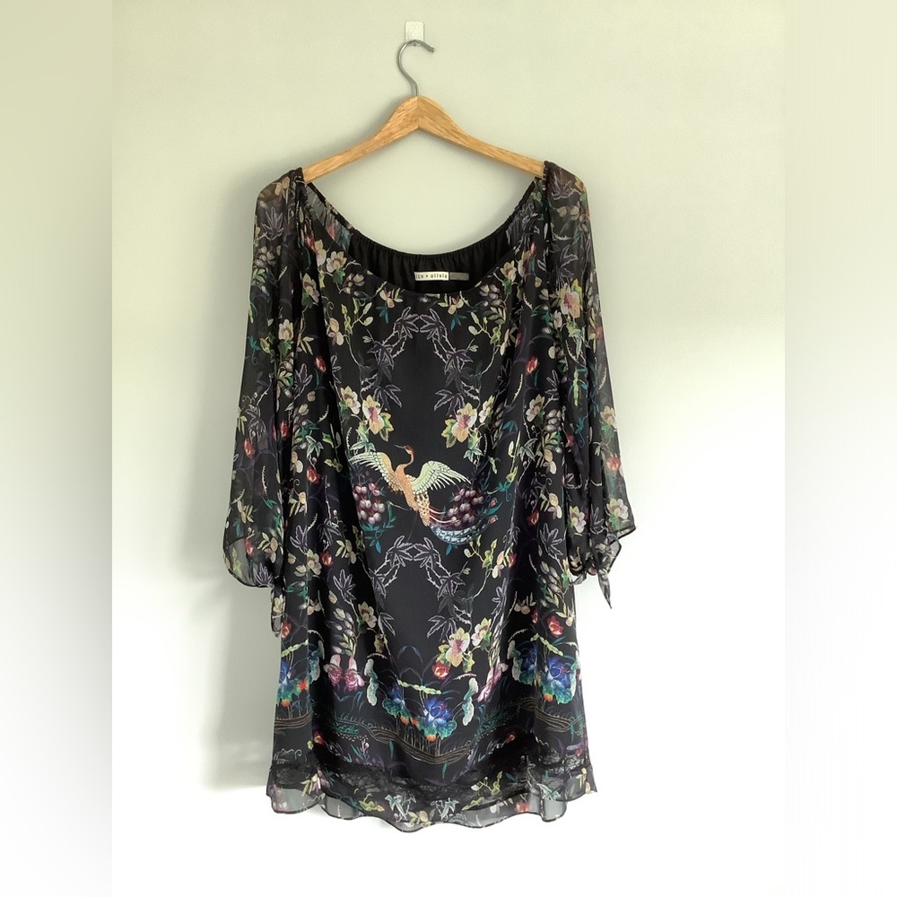 Alice and Olivia Zia Mythical Garden Dress